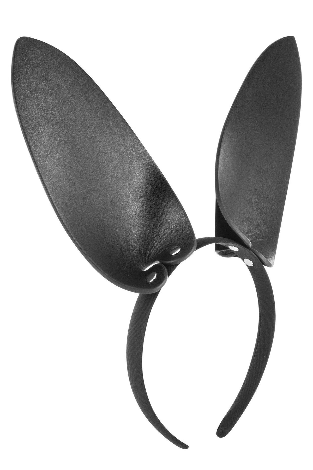 1-Opaska z uszami króliczymi Fetish Tentation imitacja skóry 19 cm-1