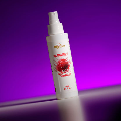 2-Żel intymny smakowy malinowy MyLove Taste Slide Sensitive 100 ml-2