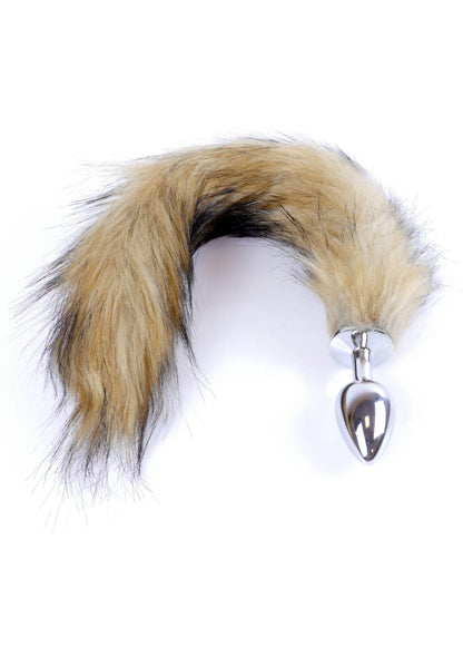 3-Wtyczka analna z kitą lisa HeavyFun brązowa XL 6.5 cm-3