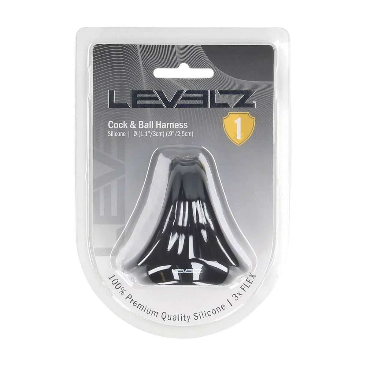 4-Pierścień silikonowy na człon i jądra Levelz czarny 5 cm-4