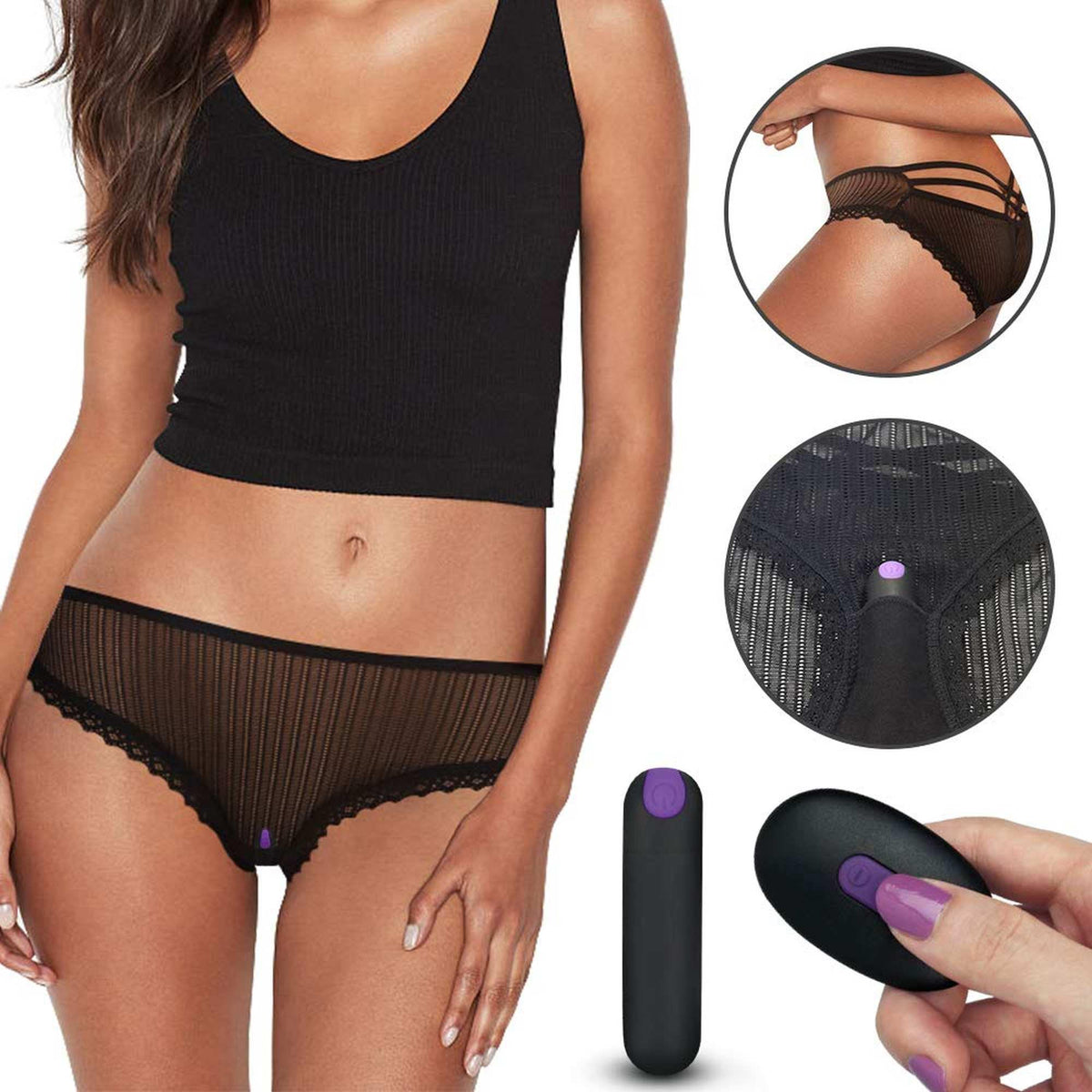 3-IJOY Rechargeable Remote Control vibrating panties-3