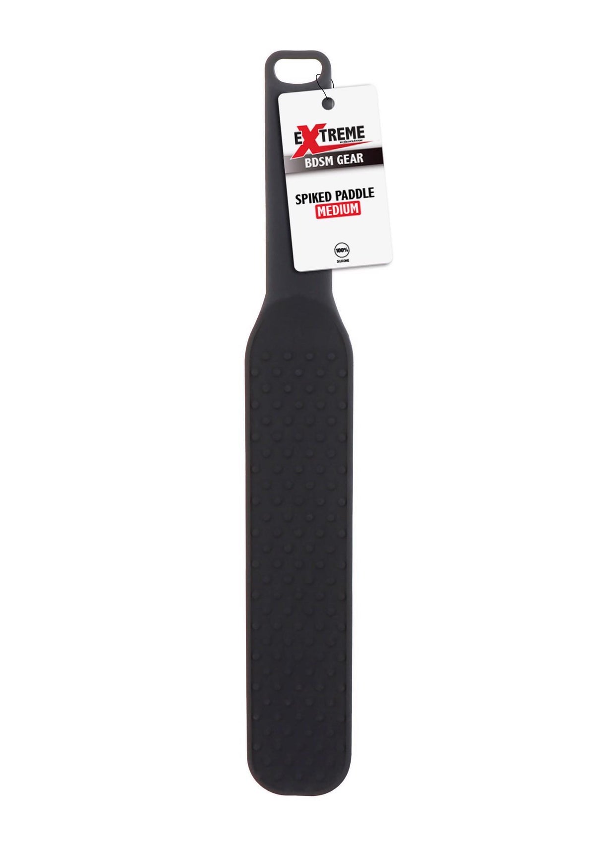 1-Packa silikonowa z kolcami Extreme Hidden Desire czarna 28 cm-1