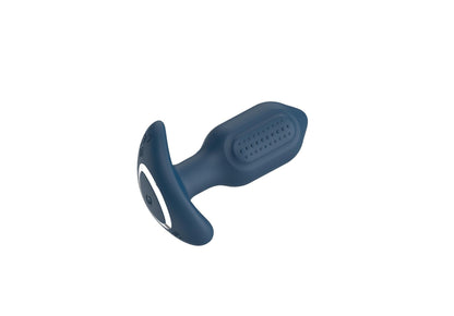 2-Wibrujący silikonowy korek analny Victoria z pilotem USB-2