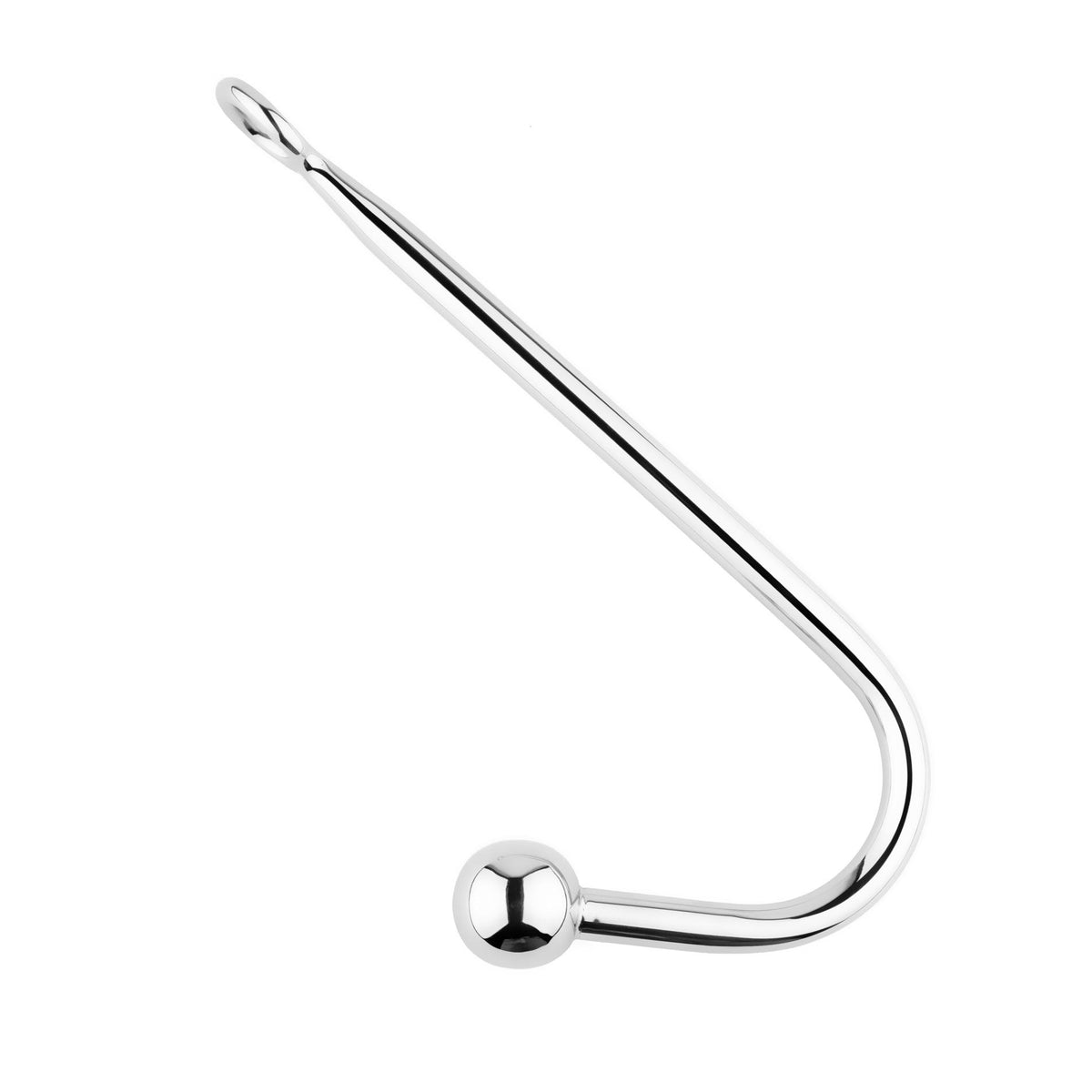 1-Stalowy hak analny HeavyFun z kulką 3,2 cm 24 cm-1