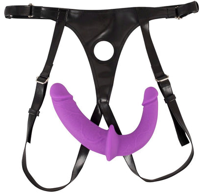 3-Strap on podwójny Sweet Smile silikonowy 32 cm-3
