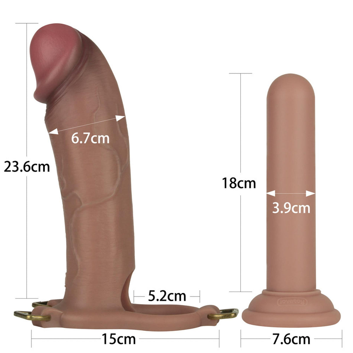 5-Ingen 10'' Enhanced Set L/XL/2XL (Flesh)-5