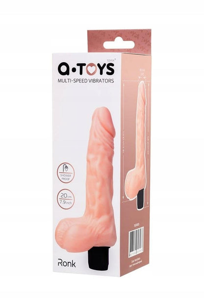 1-Wibrator realistyczny A-Toys wielostopniowy 14cm-1