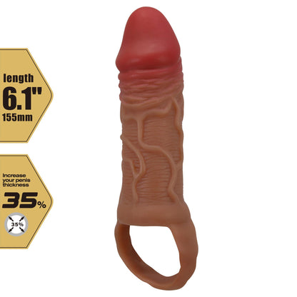 3-Przedłużka na penisa Pretty Love Peirre 15,5 cm wodoodporna-3