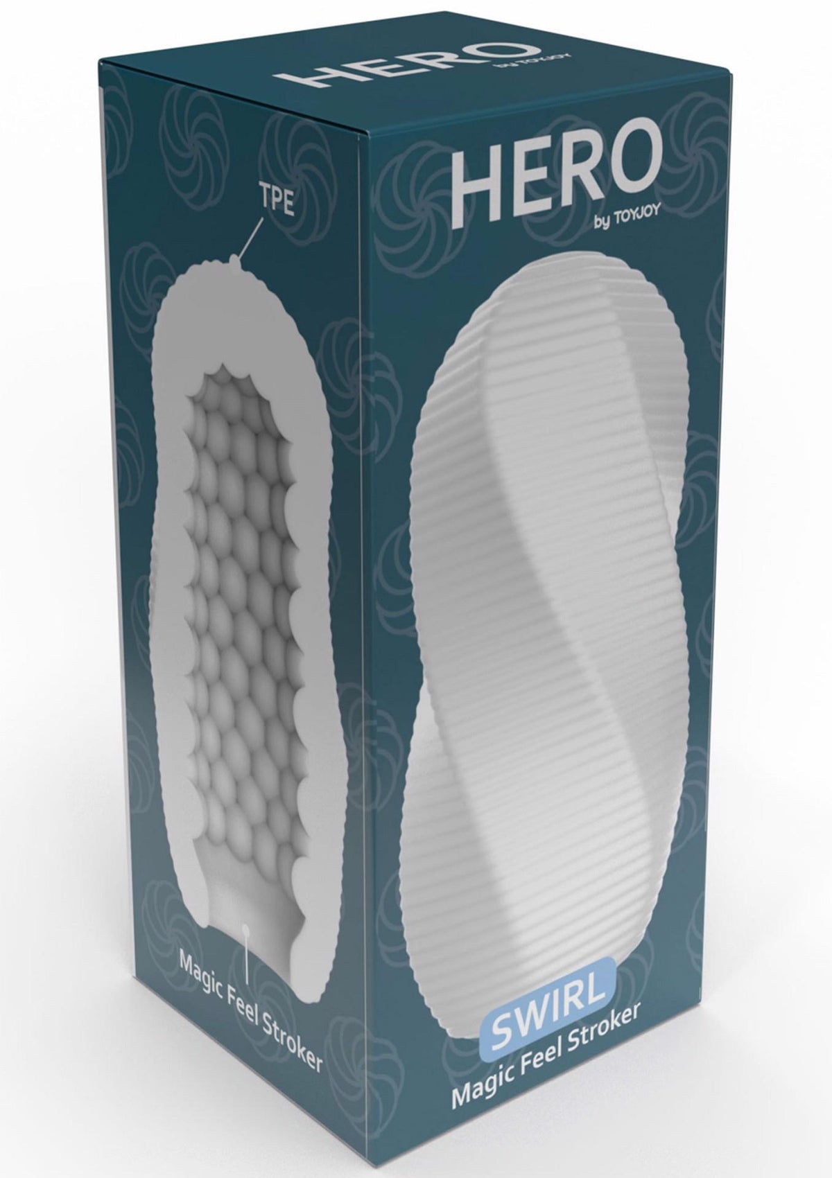 3-Masturbator średni ToyJoy HERO Swirl biały-3