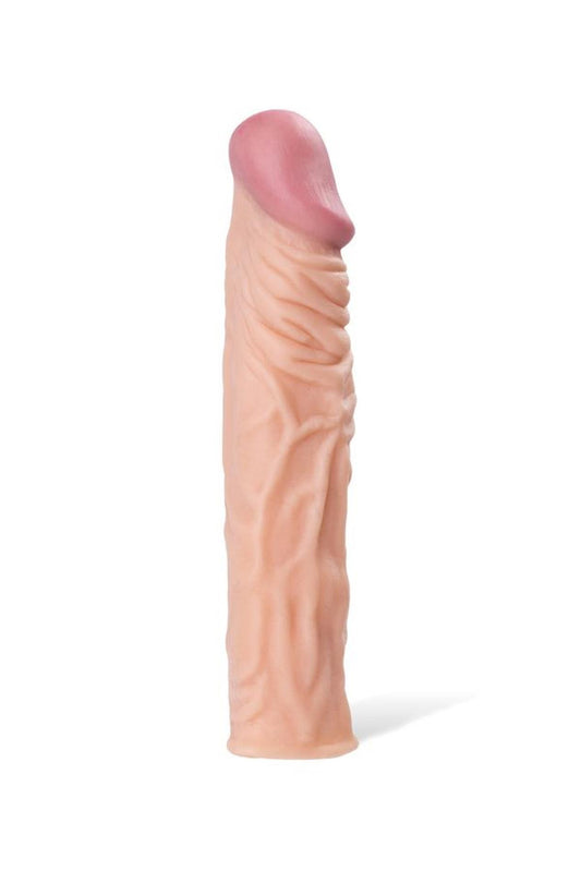 2-Przedłużka na penisa Softskin cielista A Toys 19 cm-2