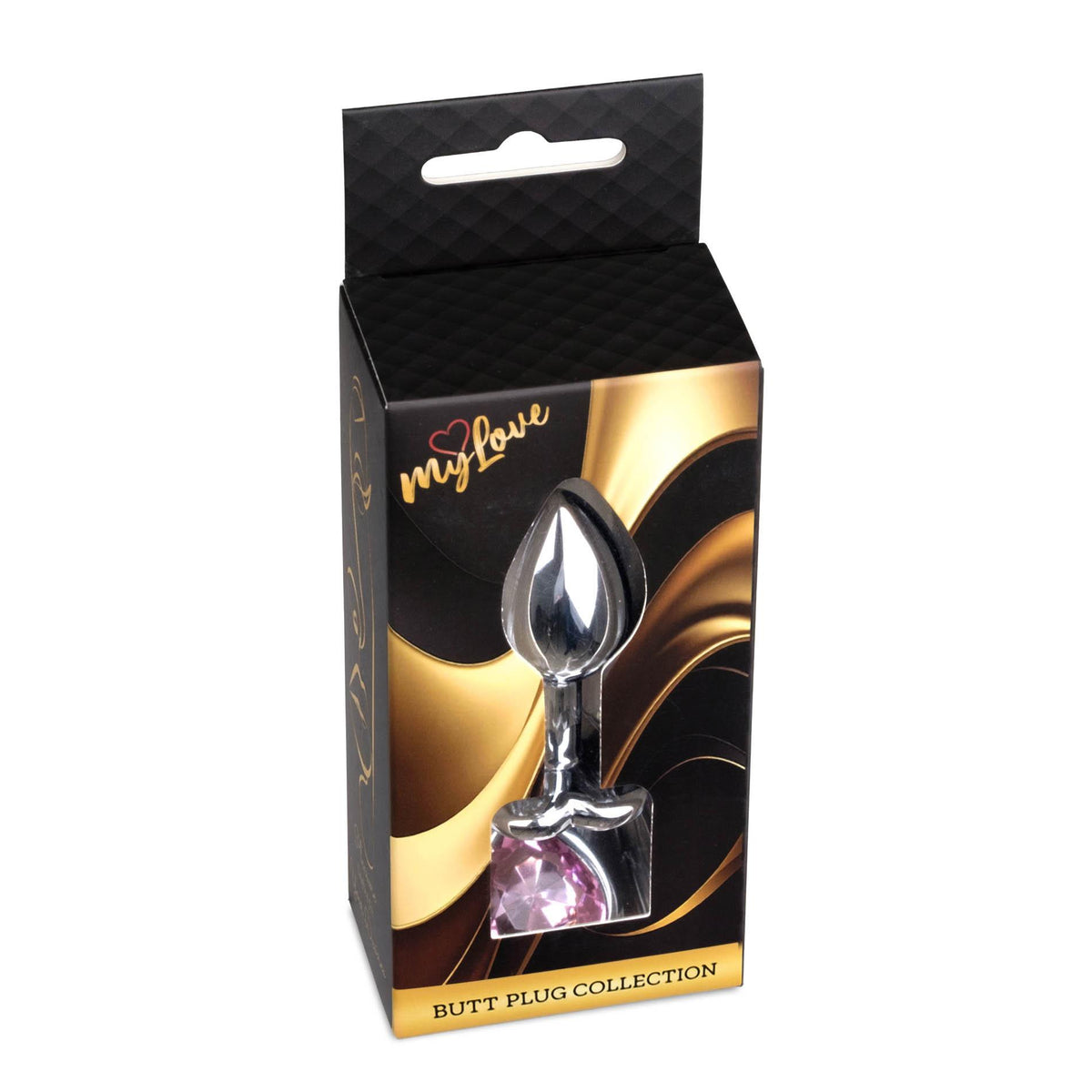 5-Biżuteria analna srebrne serce MyLove Toys 7 cm-5