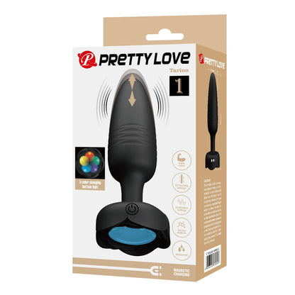 2-Korek analny wibrujący LED Pretty Love Tarion silikonowy 10 trybów-2