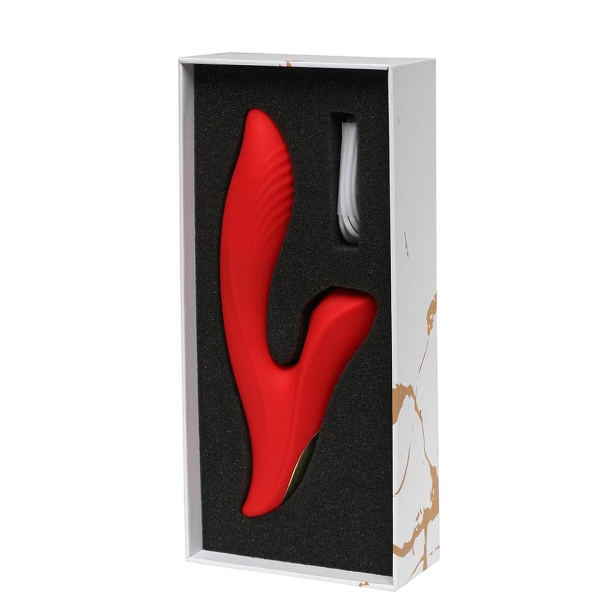2-Wibrator punktu G Rouge Velvet silikonowy 10 funkcji USB-2