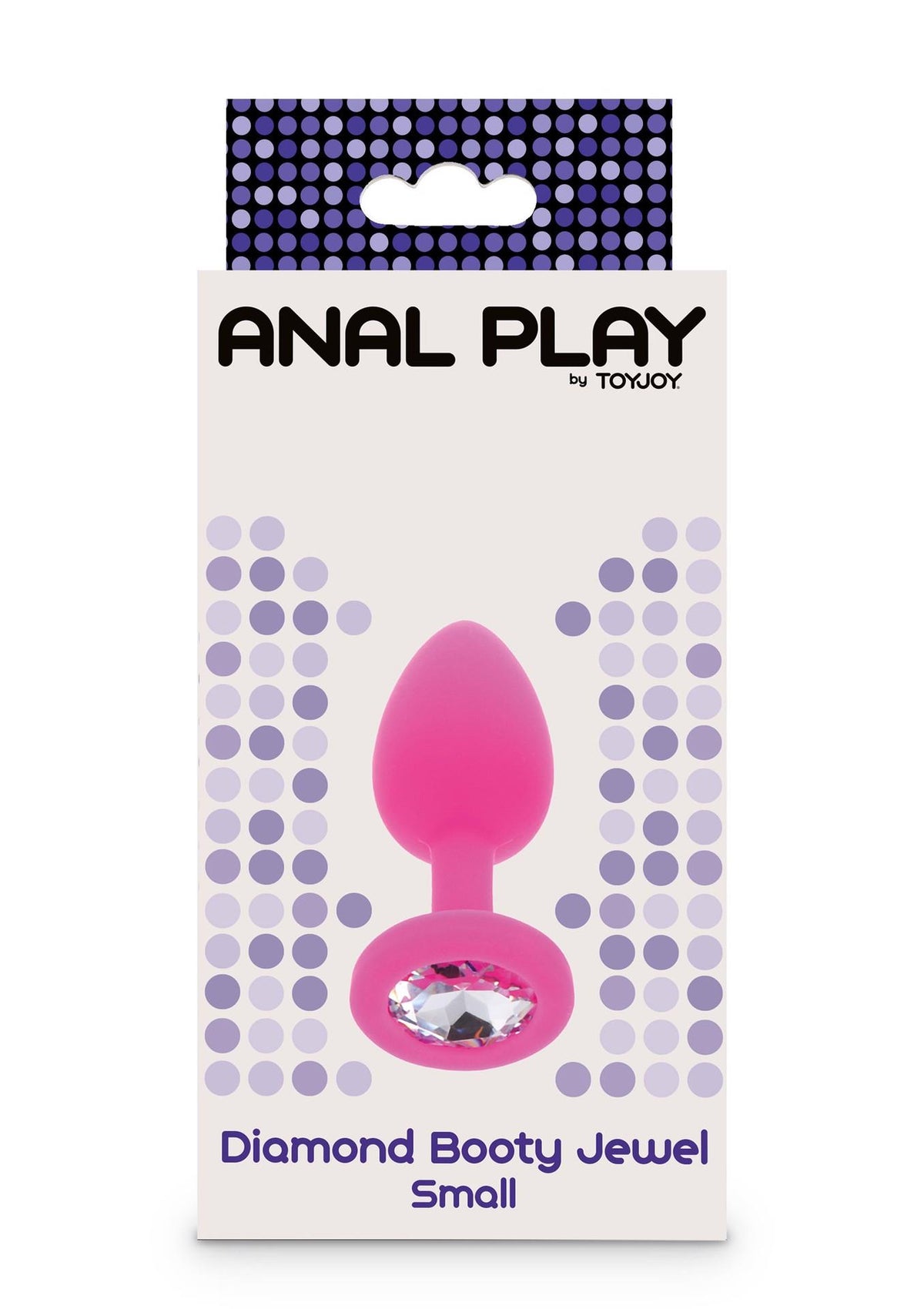 2-Korek analny Diamond Booty Jewel ToyJoy różowy 7 cm-2