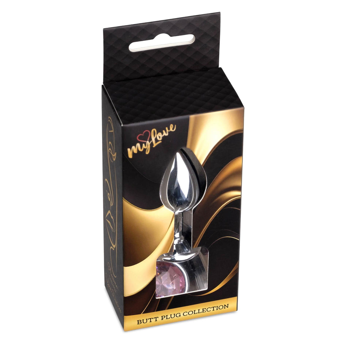 1-Srebrny korek analny Rose MyLove Toys 7 cm-1