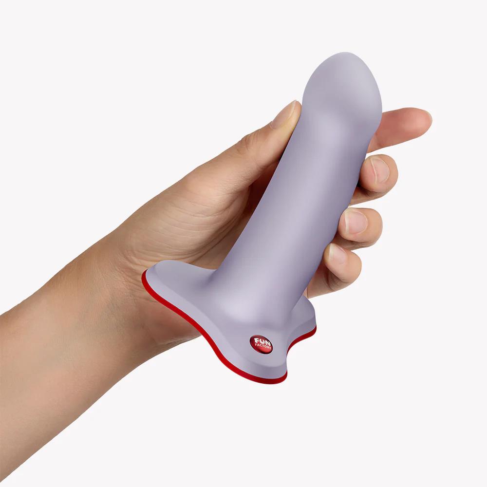 4-Dildo silikonowe Fun Factory Amor lawendowe 13,5 cm-4