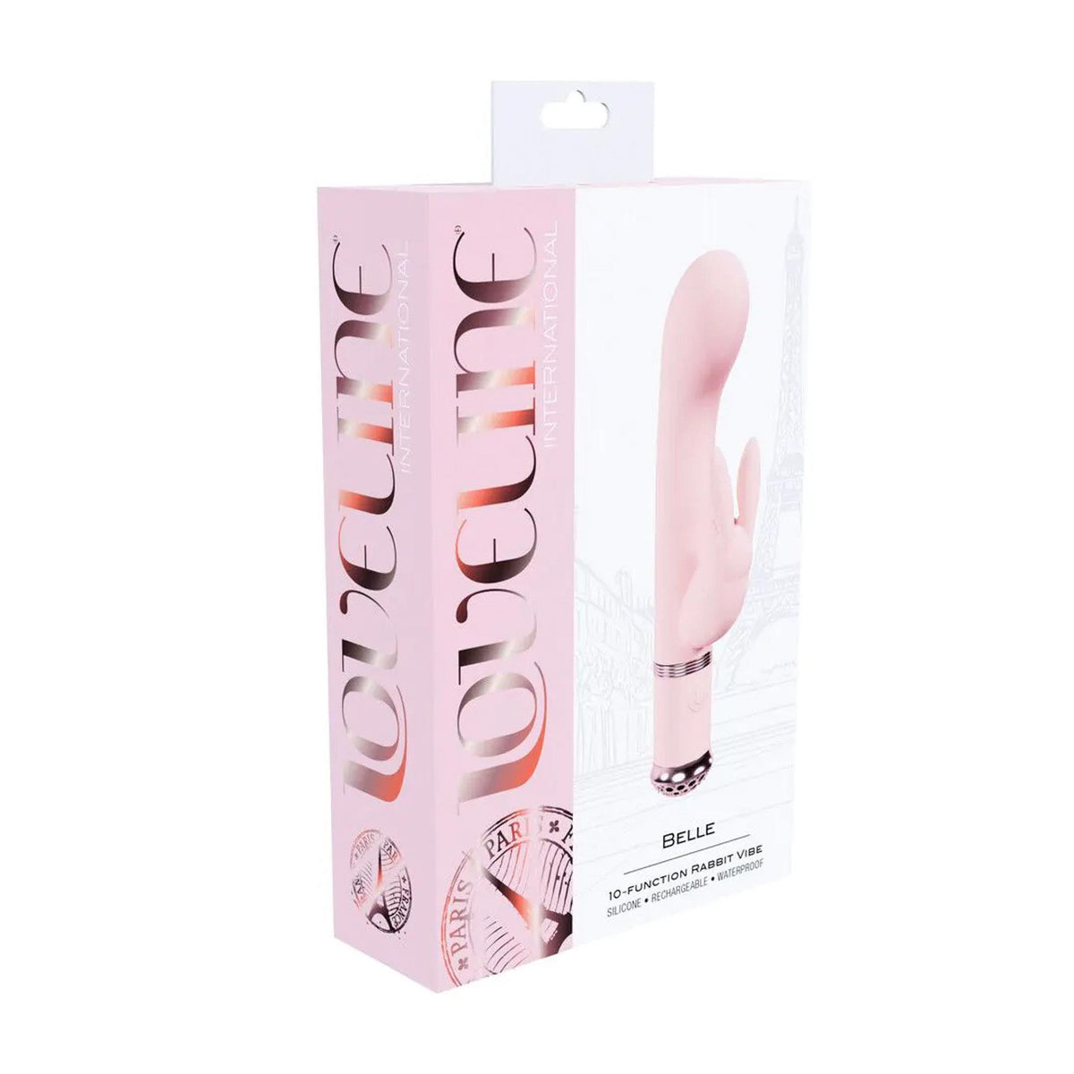 5-Wibrator króliczek Belle Loveline różowy 15,6 cm-5