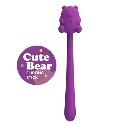 4-Stymulator łechtaczki Pretty Love Cute Bear silikonowy 7 wibracji USB-4