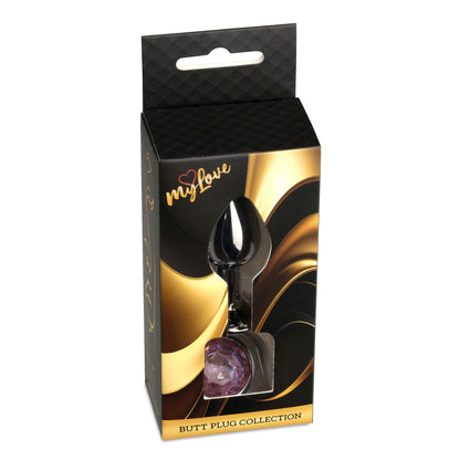 2-Biżuteria analna srebrna z diamentem MyLove Toys 7 cm-2