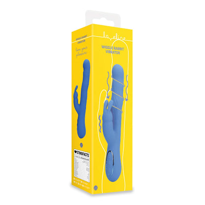 5-Wibrator króliczek Loveline Wiggle niebieski 24 cm-5