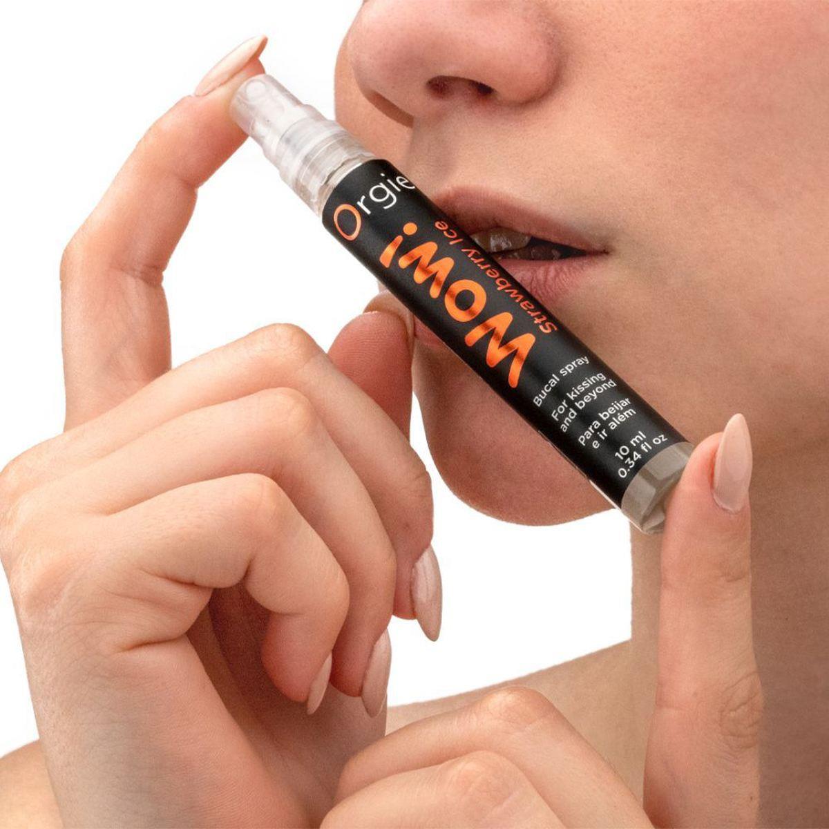 2-Spray chłodzący stymulujący Orgie Strawberry Ice truskawkowy 10ml-2