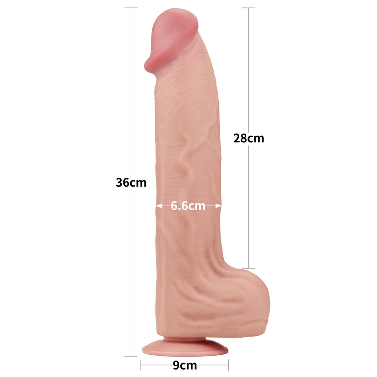 3-14'' King Sized Sliding Skin Dual Layer Dong-3