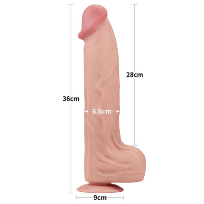 3-14'' King Sized Sliding Skin Dual Layer Dong-3