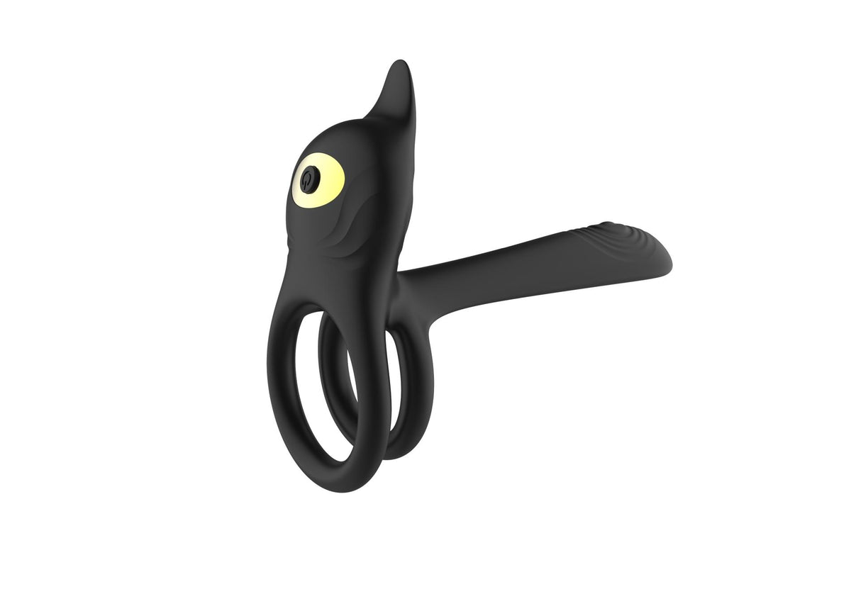 5-Stymulator - Double vibrating ring - USB 10 Functions / Remote Control-5