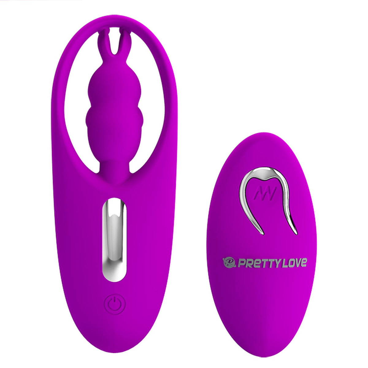 1-Wibrator króliczek Pretty Love silikonowy 12 funkcji pilot USB-1