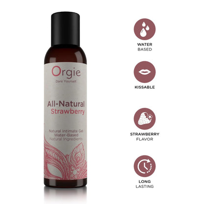 1-Żel intymny naturalny truskawkowy Orgie 150 ml-1
