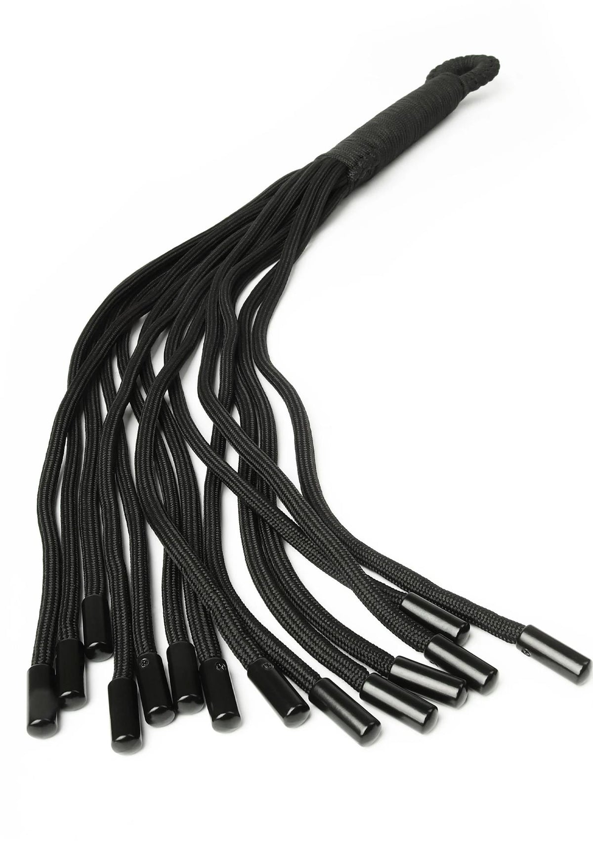 2-Flogger z węzłami Taboom czarny nylonowy-2