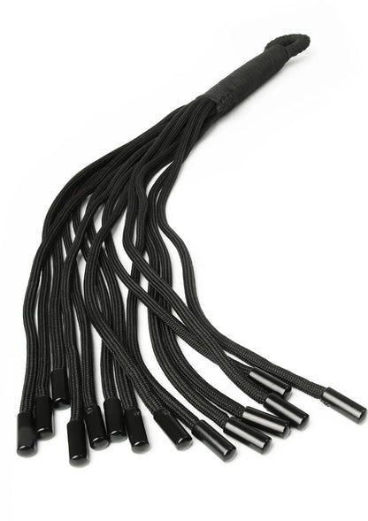 2-Flogger z węzłami Taboom czarny nylonowy-2