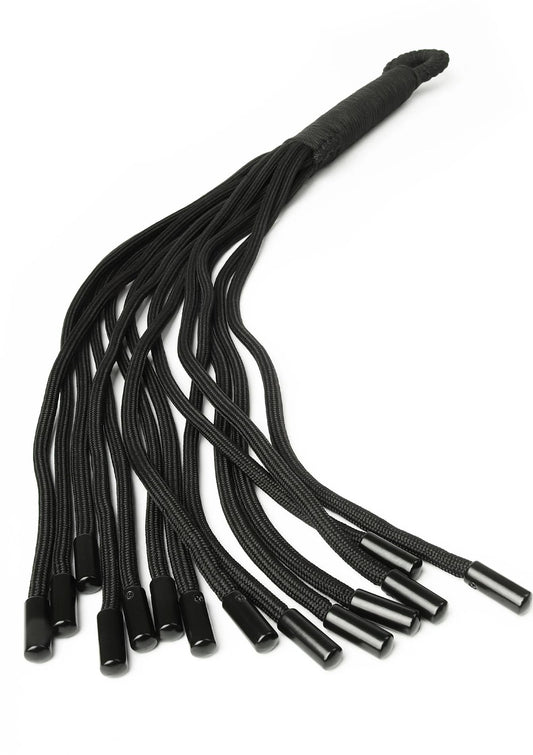 2-Flogger z węzłami Taboom czarny nylonowy-2