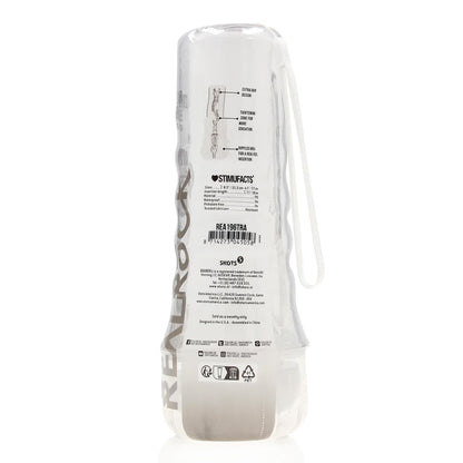 2-Masturbator RealRock Easy Rider przezroczysty TPE 21,5 cm-2