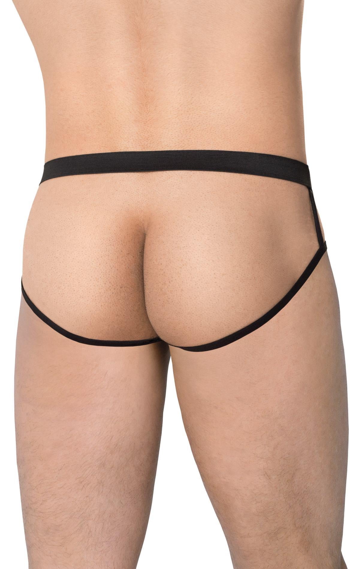 2-Super wycięte stringi męskie SoftLine 4521 czarne OneSize-2