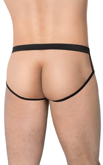 2-Super wycięte stringi męskie SoftLine 4521 czarne OneSize-2