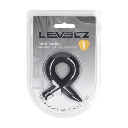 6-Pierścień erekcyjny silikonowy Levelz czarny 8 cm-6