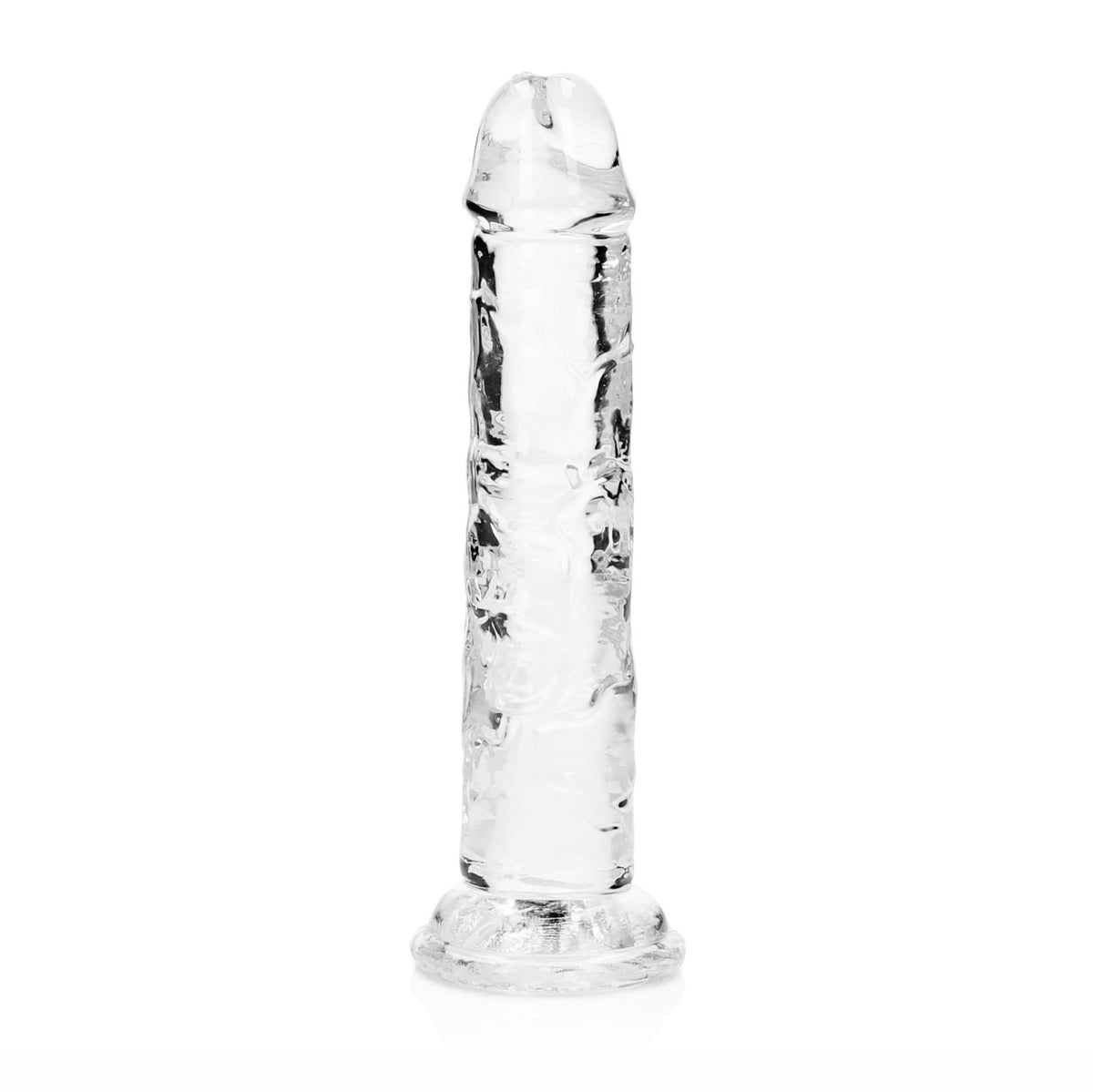 4-Dildo realistyczne RealRock przezroczyste z przyssawką 14 5 cm-4