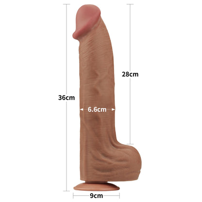 1-14'' King Sized Sliding Skin Dual Layer Dong Brown-1