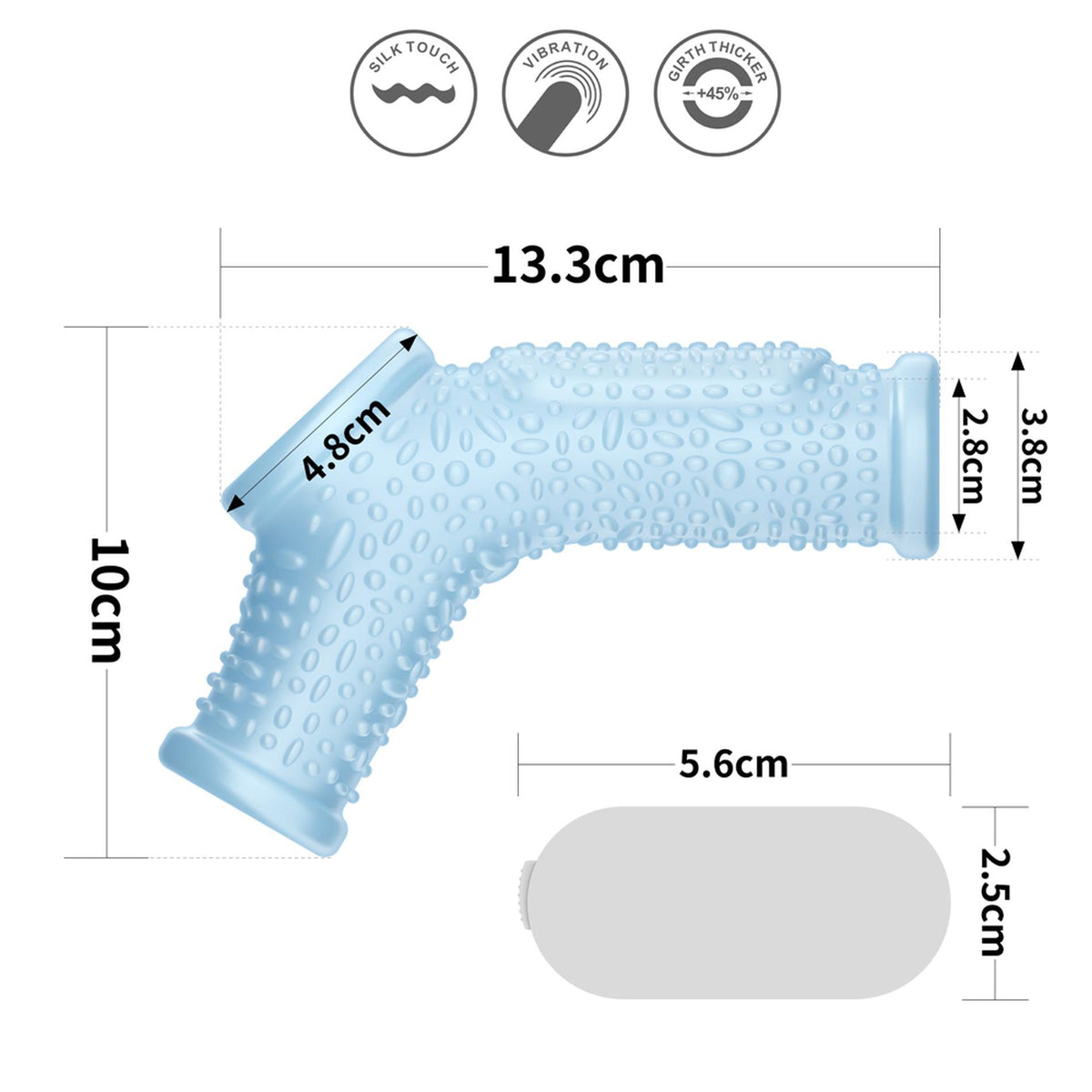 2-Vibrating Drip Knights Ring with Scrotum Sleeve-2