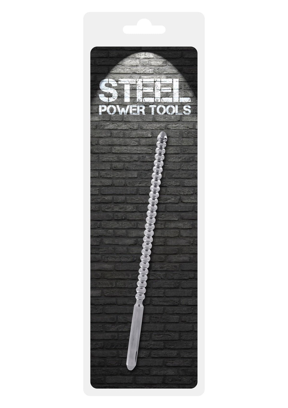 1-Sonda uretralna żebrowana Steel Power Tools srebrna 10 mm 24 cm-1