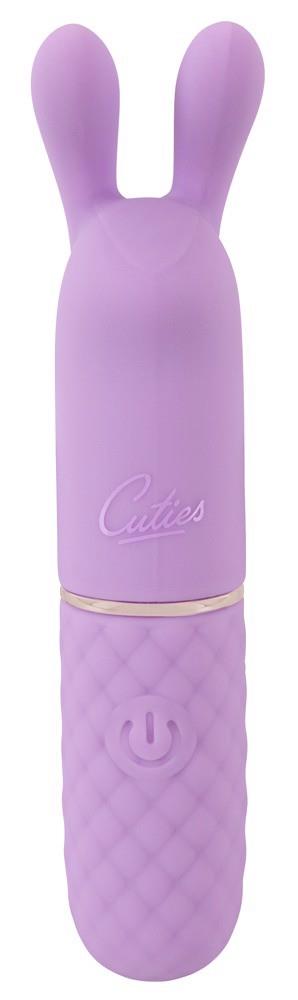 2-Mini wibrator króliczek Cuties fioletowy USB 10,8 cm-2