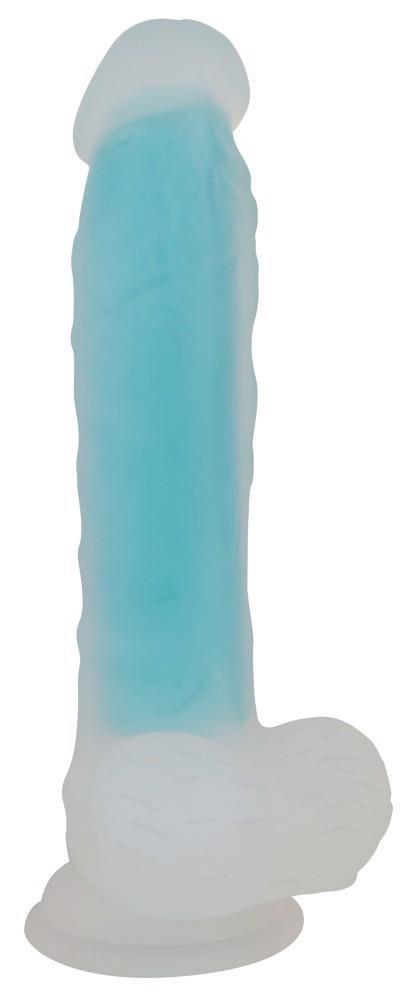 5-Dildo silikonowe You2Toys świecące w ciemności 20,5 cm-5