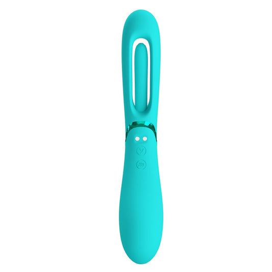 2-Wibrator punktu G silikonowy Romance Lexie 7 wibracji 4 kołysania USB-2