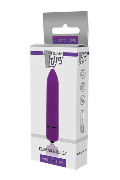 2-Mini wibrator bullet Climax Dream Toys 10 funkcji fioletowy 8,5 cm-2