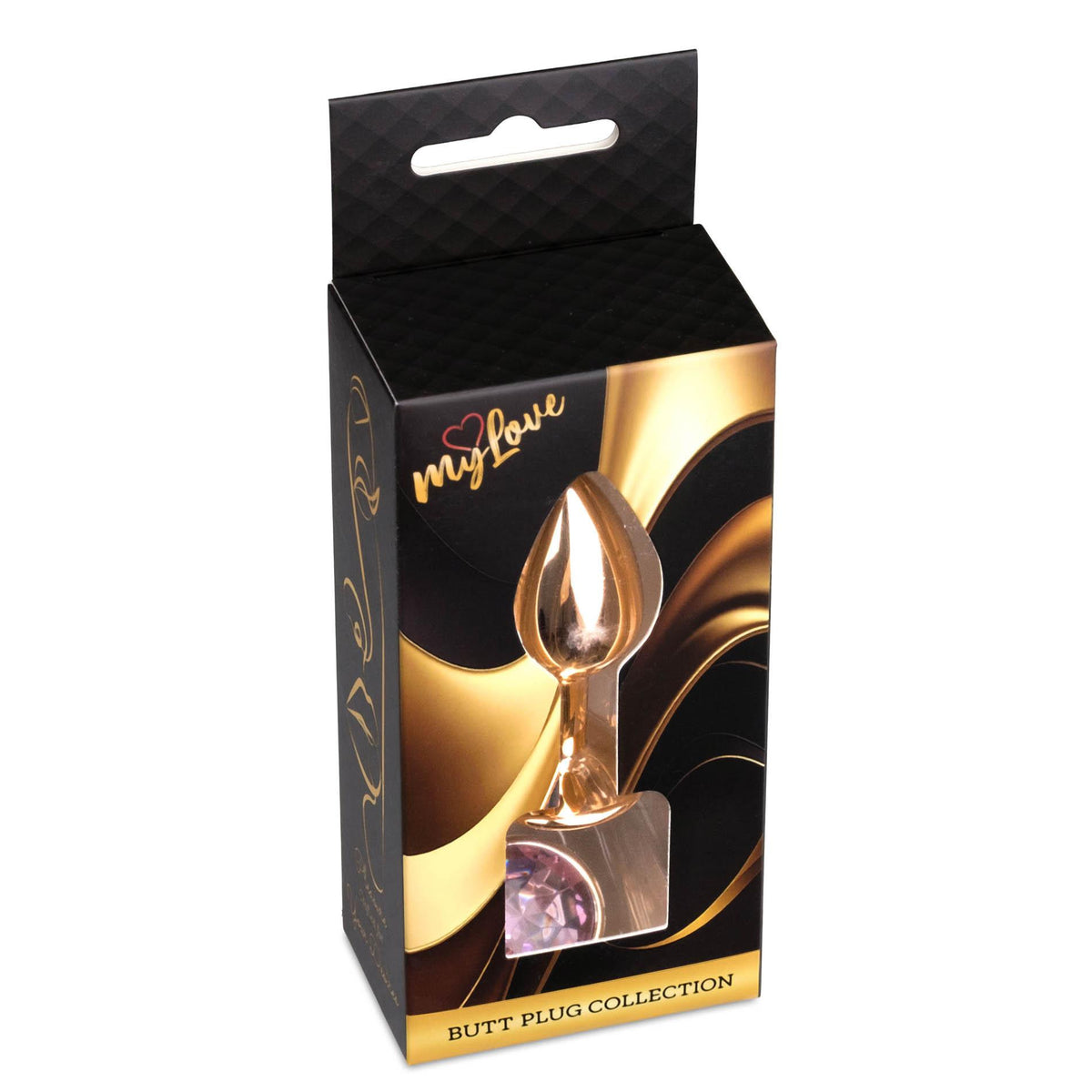 2-Biżuteria analna Red Gold Rose MyLove Toys 7 cm-2