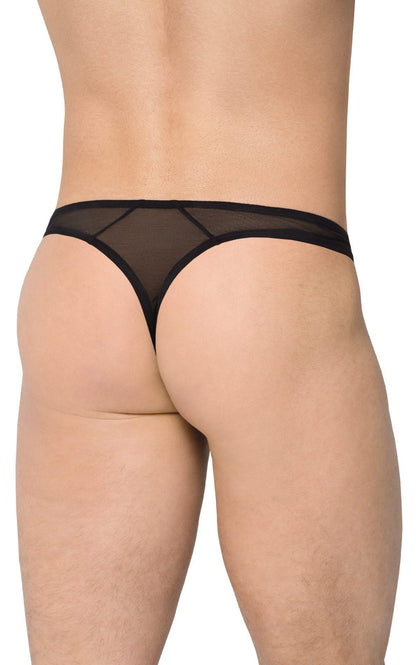 2-Stringi męskie super wycięte SoftLine 4525 czarne XL-2