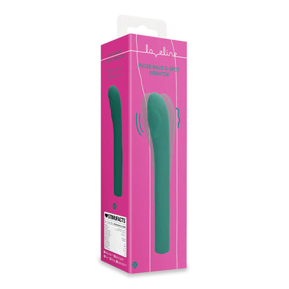 4-Wibrator punktu G Loveline Pulse Wave zielony 22 cm-4