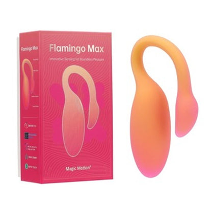 2-Wibrator Magic Motion Flamingo Max pomarańczowy z aplikacją-2