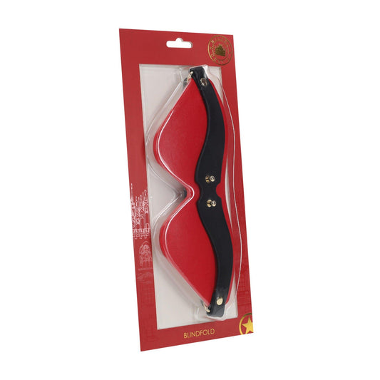 2-Milan Collection - Blindfold - Black/Red-2